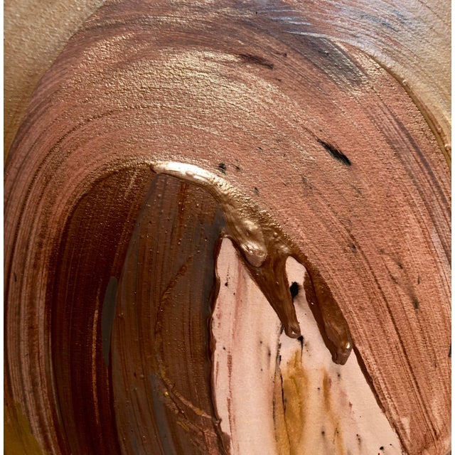 Francine Tint, Contemporary Gestural Abstraction Color Field Painting Woman Artist Metallic Art, 1987 For Sale - Image 14 of 15