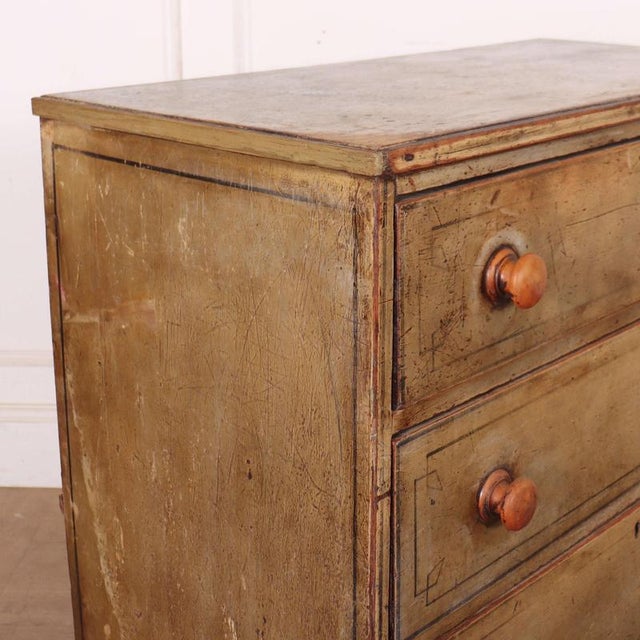 English Painted Chest of Drawers For Sale - Image 7 of 11