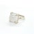 Metal Tiffany & Co. Paloma Picasso Sugar Stacks Milky Quartz Sterling Silver Ring Size 6 For Sale - Image 7 of 8
