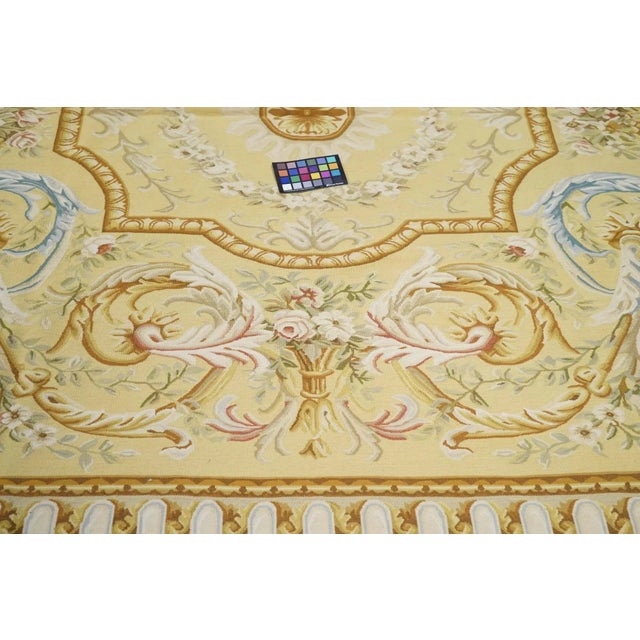 Textile Aubusson Rug 7'10''x10'2'' For Sale - Image 7 of 9