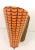 Orange Mid-Century Tole Cone Wall Sconce For Sale - Image 8 of 9