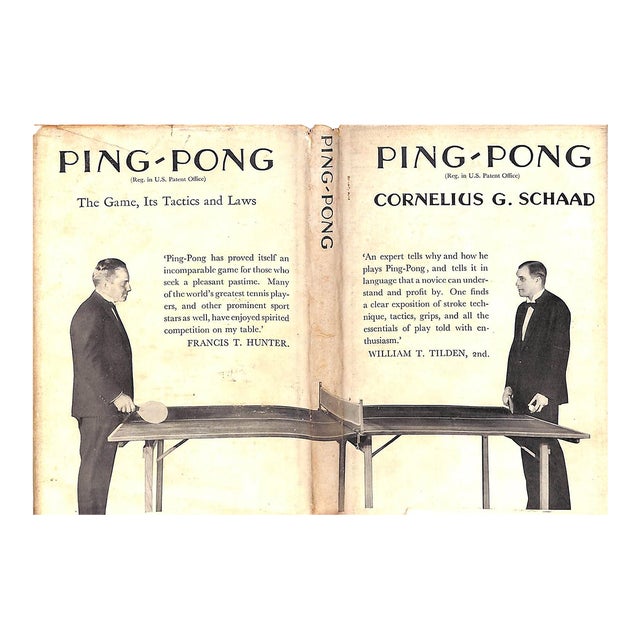 "Ping-Pong: The Game Its Tactics and Laws" 1930 Schaad, Cornelius G. For Sale