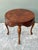 Brown Vintage Hand Carved Swag Side Table For Sale - Image 8 of 12
