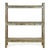 This solid wood shelf seduces with its rustic simplicity and elegant original patina, testifying to a long-standing use...