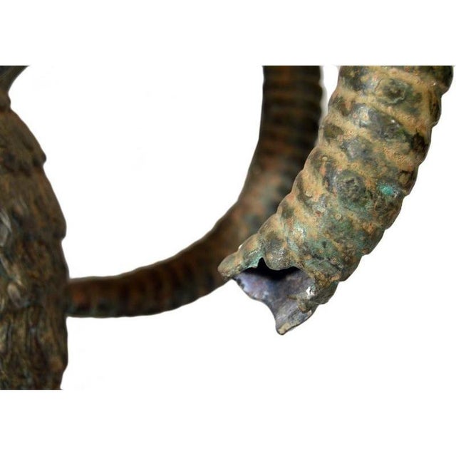 1960s Bronze Rams Head For Sale In New York - Image 6 of 10