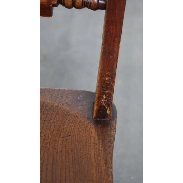 Antique English Chairs with Woodwork, Set of 2 For Sale - Image 11 of 14
