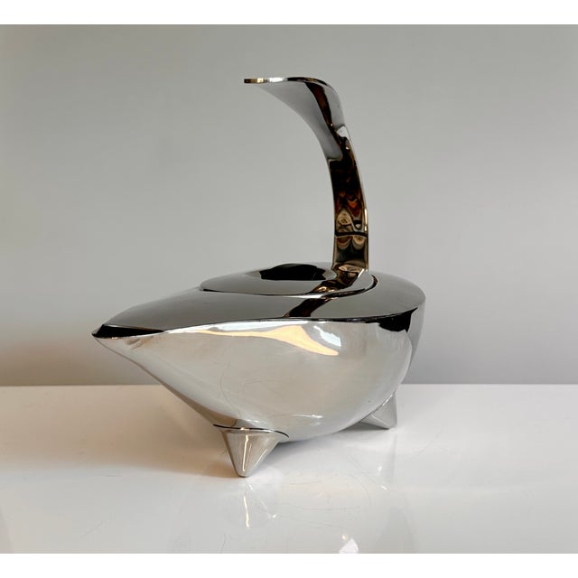 Metal Postmodern Tea Pot by Carsten Jørgensen for Bodum, Denmark, 1980s For Sale - Image 7 of 16