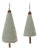 Felt Wool Pine Tree Ornament (Set of 8) For Sale