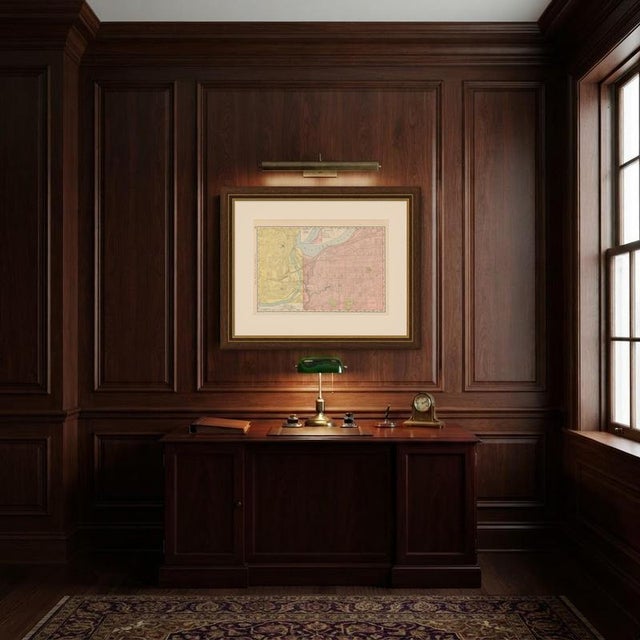 Antique Map of Kansas City and Kaw River Confluence by Ran McNally, 1899 For Sale - Image 11 of 12