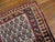 1890s Ivory Floral Tribal Antique Persian Kurdish Rug 3'4" X 9'4" Handknotted Wool Carpet For Sale - Image 4 of 6