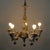 5-Arm Capodimonte Chandelier with Floral Decor, 1960s For Sale - Image 6 of 17