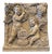 Baroque Style Relief of 2 Winged Putti with Bunches of Grapes in Verona Red Marble, 1970s For Sale