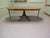 Extendable Pedestal Dining Table in Yew Wood, 1960 For Sale - Image 4 of 8