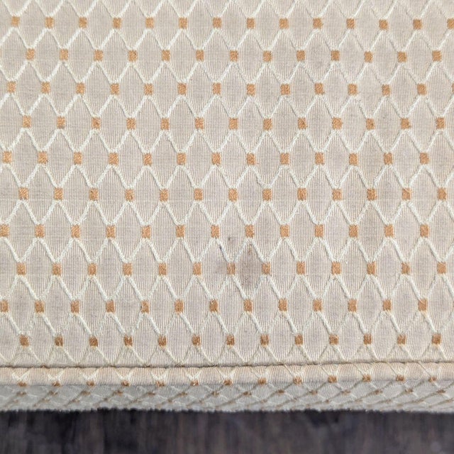Wood Classic Wooden Lounge Chair With Beige Cushions For Sale - Image 7 of 7