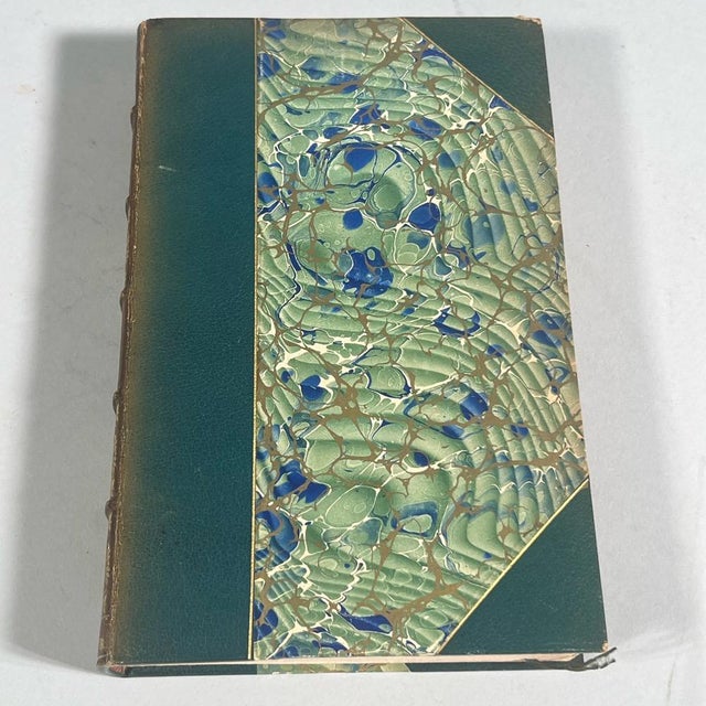 Early 20th Century Antique Leather Bindings - American History Books by Harvard Professor John Fiske - 10 Volumes For Sale - Image 5 of 12