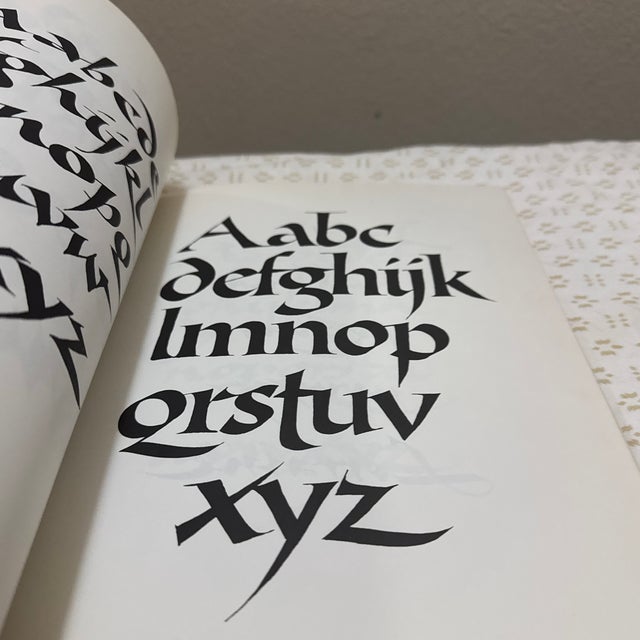 1980s 1980s Calligraphic Alphabets by Arthur Baker For Sale - Image 5 of 11