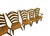 Wood Vintage Virginia House Solid Oak Ladderback Dining Chairs – Set of 8 For Sale - Image 7 of 8