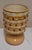 Vintage Yellow Ceramic Table Lamp from Hölscher-Leuchten with Fabric Shade from Lamplove, 1980s For Sale - Image 6 of 9