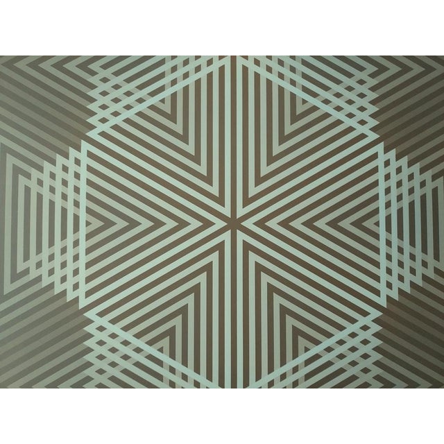 Jim Bird, Tribute to Vasarely 3, 1972, Photolithograph For Sale - Image 3 of 4