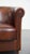 Dark Cognac Sheepskin Club Armchair For Sale - Image 9 of 15