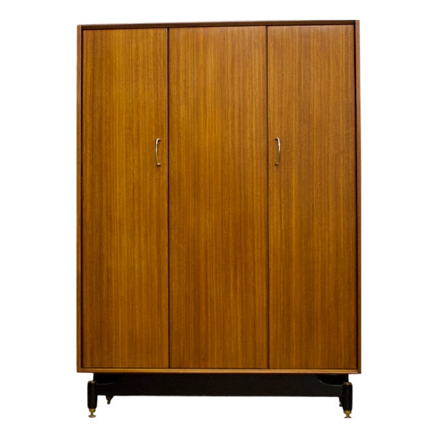 Mid-Century Modern Tola and Black Wardrobe from G-Plan, 1960s For Sale