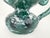 Vintage Sculptural Green Lava Glaze Ceramic Ewer With Scroll Handle For Sale - Image 6 of 18