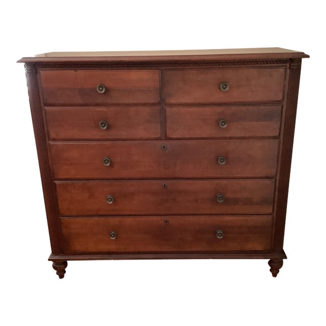 1930s Vintage Solid Cherry Durham Furniture Saville Row For Sale