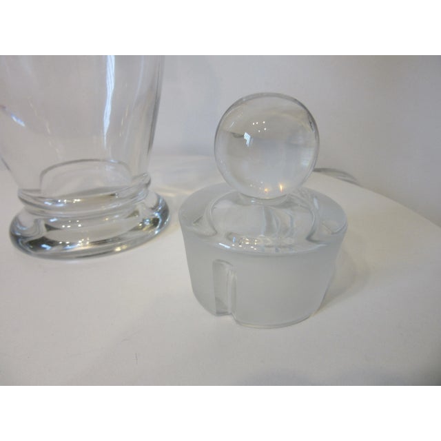 Mid 20th Century Vintage Cambridge Glass Company Glass Cocktail Shaker For Sale - Image 5 of 12