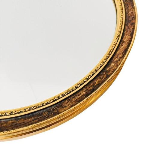 Vintage Hollywood Regency Oval Mirror from Pieterman, 1960s For Sale - Image 6 of 9