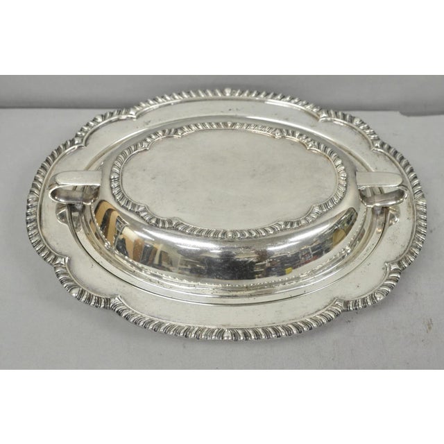 Vintage Sheffield Victorian Silver Plated Covered Vegetable Serving Dish For Sale - Image 12 of 12