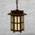 Arts & Crafts Antique Arts & Crafts Copper & Slag Glass Hanging Pendent Light For Sale - Image 3 of 4