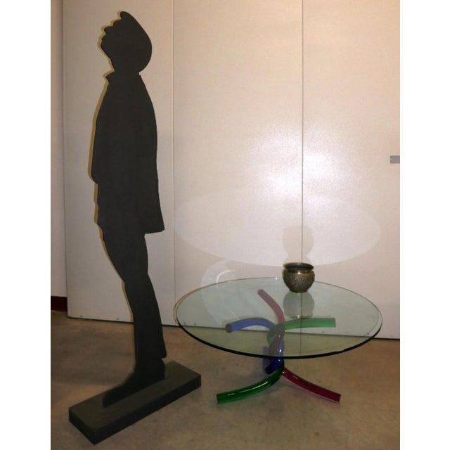 CODE 2630 Murano glass coffee table. Probably Seguso glassworks Murano glass coffee table. 1970s/80s Vintage (probably...