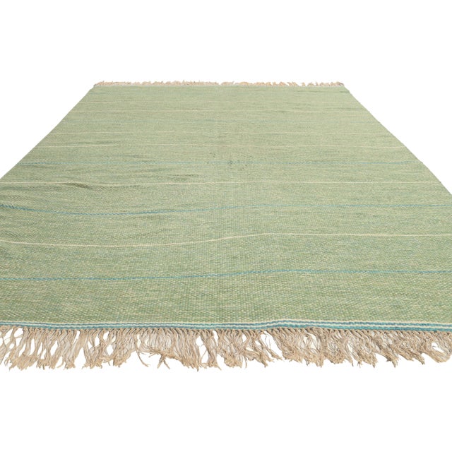 Mid-Century Modern Vintage Swedish Rollakan Rug, 06'02 X 08'05 For Sale - Image 3 of 10