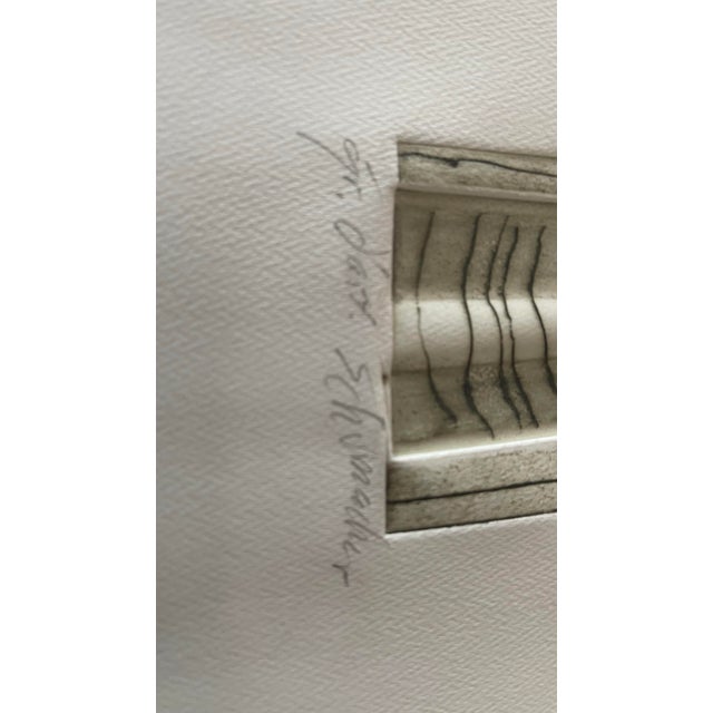 Abstract Emil Schumacher Signed Numbered Etching Object, Edition 49/68, Framed For Sale - Image 3 of 8