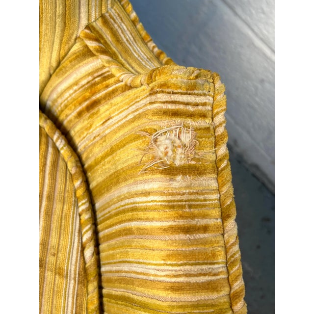 Mid-Century Modern Pair of Mid 20th Century Luxurious High-Backed Chairs For Sale - Image 3 of 12