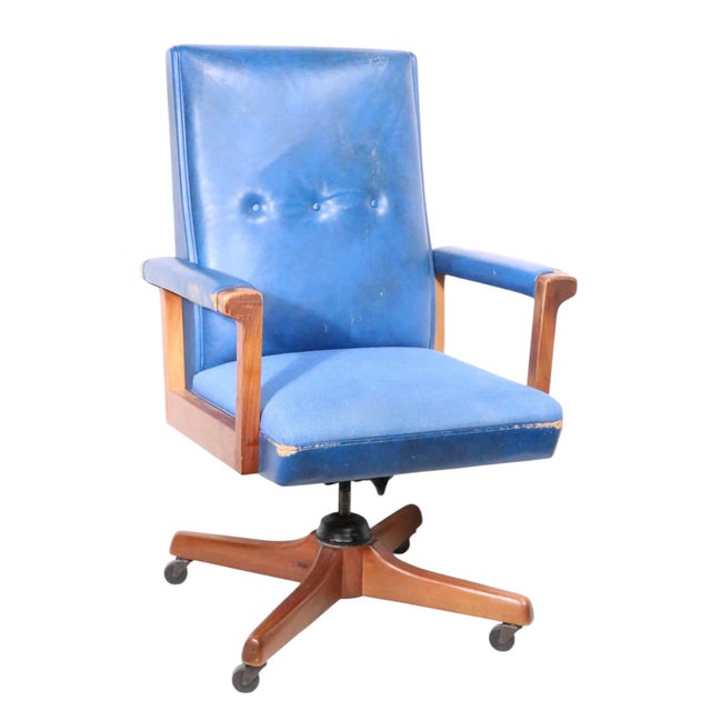 Mid 20th Century Executive Desk Chair by Gunlocke For Sale - Image 16 of 18