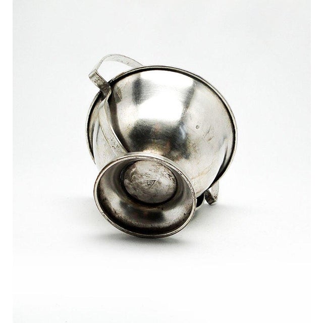 Metal Candy Bowl from ELW, Poland, 1930s For Sale - Image 7 of 9