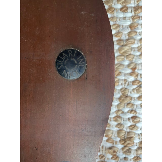 1960s Vintage John Stuart Colonial Revival Barrel Back Spindle Armchair For Sale - Image 5 of 5