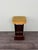 Vintage Italian Wooden Bar Stool with Padded Seat, 1970s For Sale - Image 4 of 15