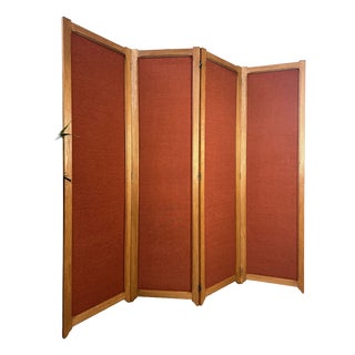 Vintage Room Divider in Oak, 1960s For Sale
