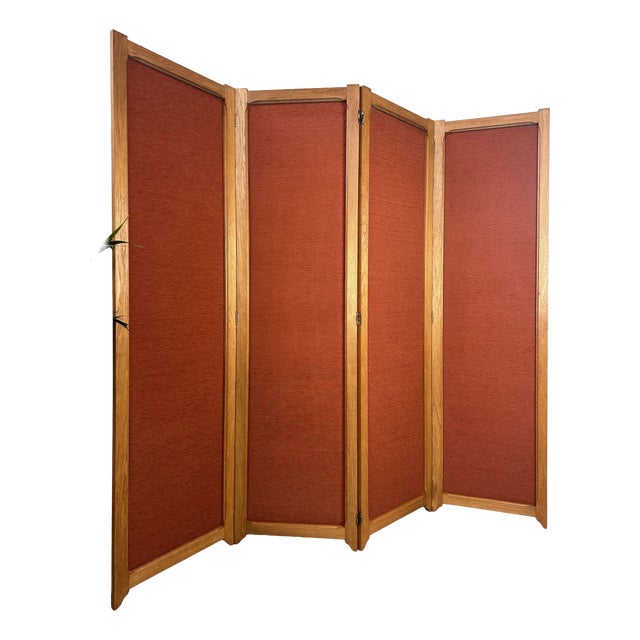Vintage Room Divider in Oak, 1960s For Sale