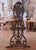 19th Century French Napoleon III Cast Iron Hall Tree With Mirror Signed Corneau For Sale - Image 12 of 12