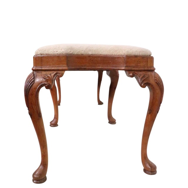 1970s Stylish Chippendale Revival Bench For Sale - Image 12 of 18