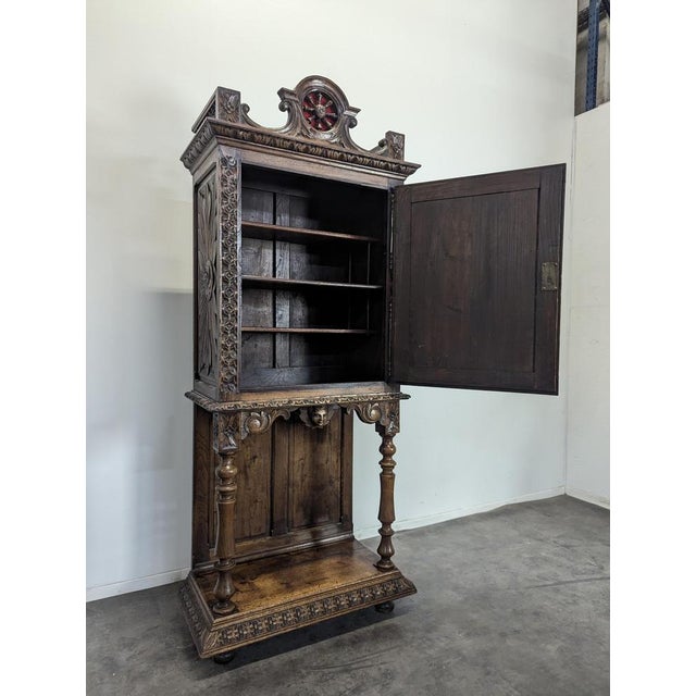 Breton Style Chestnut Cabinet For Sale - Image 4 of 8