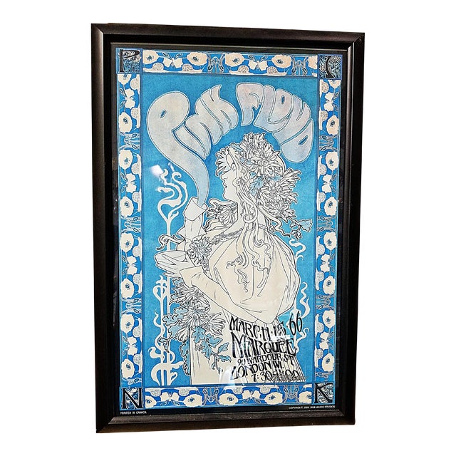 Pink Floyd Show Promo Poster, Bob Masse Signed For Sale