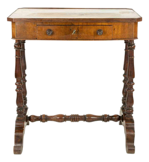 Walnut Side Table, Italy, 19th Century