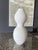 White White Sculptural Vases - Set of 2 For Sale - Image 8 of 8