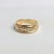 Brushed Matte Finish Diamond Wedding Band European Shank, Size 9.25 For Sale - Image 4 of 5