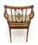 Very Fine Carved Mahogany Open Arm Faux Bamboo Arrows Back Armchair MINT For Sale - Image 11 of 11