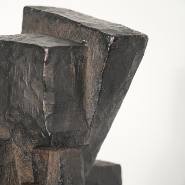 Austin Productions Austin Productions 1970 Abstract Cubist Jazz Clarinet Horn Player Sculpture Statue For Sale - Image 4 of 9